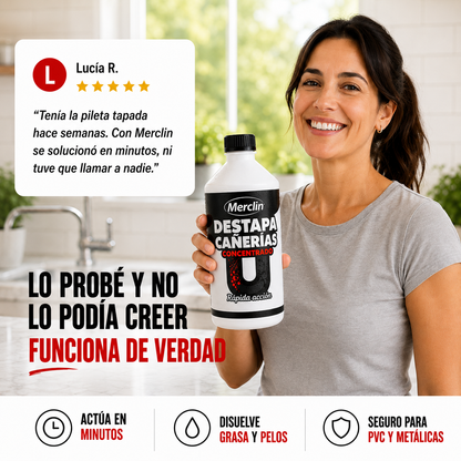 Destapacañerías Clin — Eliminá Obstrucciones en Minutos