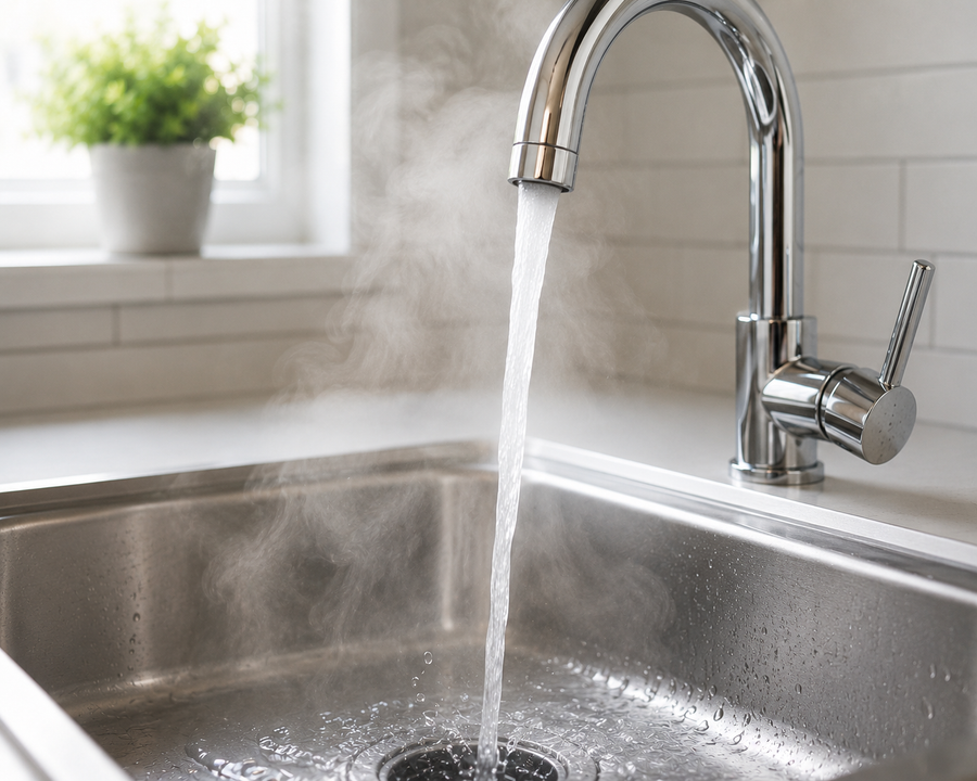 Enjuagá con agua