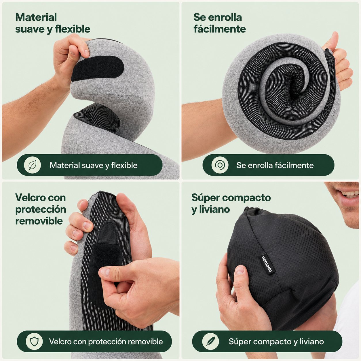 Almohada para viaje