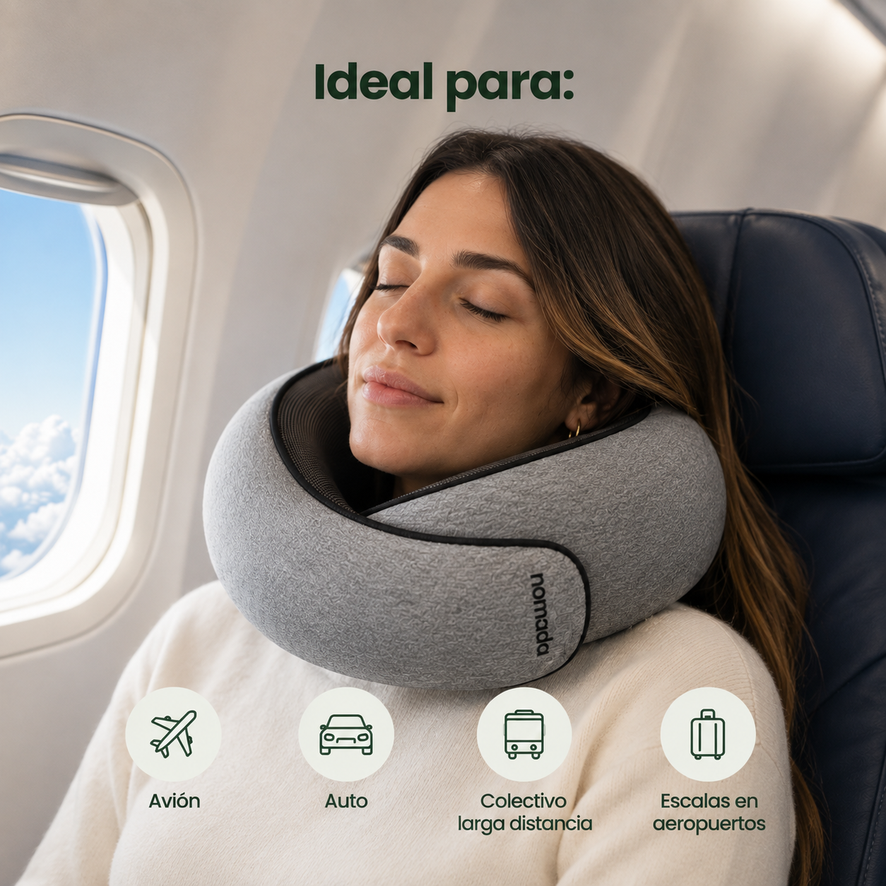 Almohada para viaje